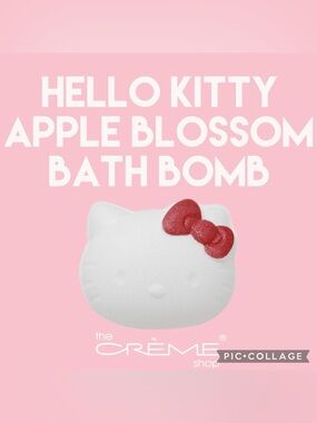 ✨The Crème Shop x Hello Kitty Hello Fizzy! Aromatherapy Bath Bomb Apple Blossom✨